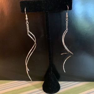 Silver earrings